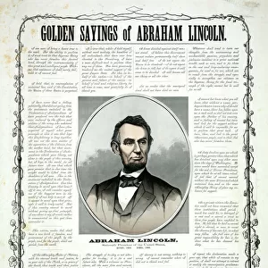 Golden sayings of Abraham Lincoln