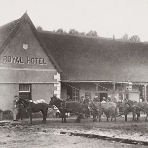Goldfields coach and horse, Royal Hotel, Potchefstroom, South Africa