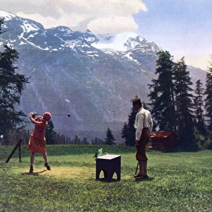Golf in the Swiss Alps