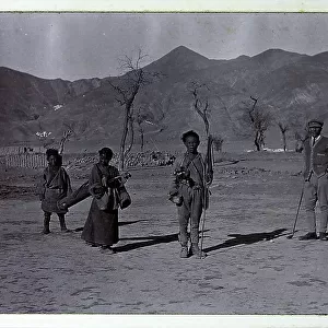 Golfing at Gyantse, from a fascinating album which reveals new details on a little-known campaign in which a British military force brushed aside Tibetan defences to capture Lhasa, in 1904