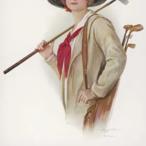 Golfing Woman 1914