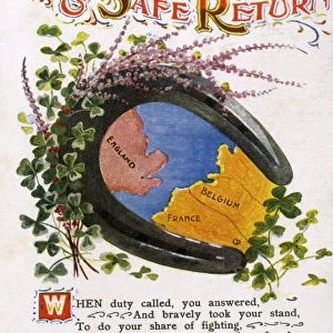 Good Luck Postcard - WWI era