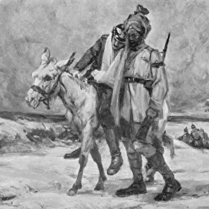 A Good Samaritan - Indian Soldier - WWI