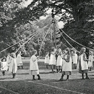 Gordon House Industrial School, Isleworth - Maypole dancing