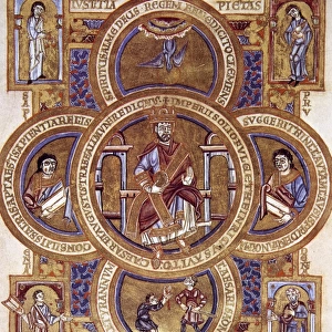 Gospel Book of Henry II (972-1024). Miniature