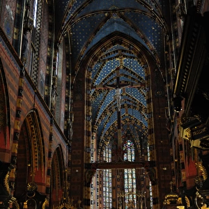 Gothic Art. Poland. Wawel Cathedral. Krakow