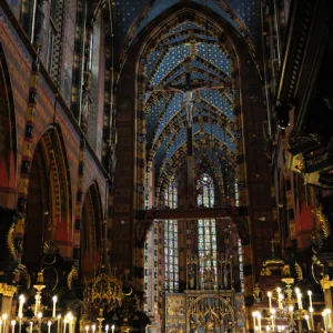 Gothic Art. Poland. Wawel Cathedral. Krakow