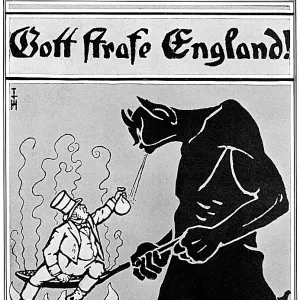 Gott Strafe England - German poster, WW1