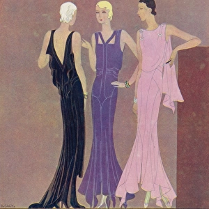 Three Gowns of Classic Beauty, by G. Sacy