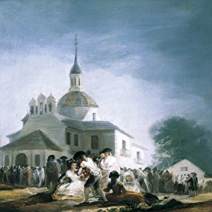 GOYA Y LUCIENTES, Francisco de (1746-1828). Pilgrimage