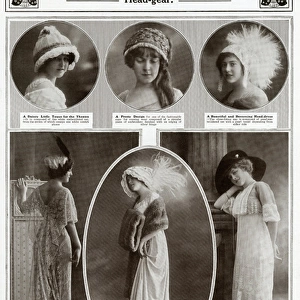 Graceful gowns and fashionable head gear 1912