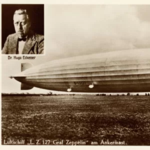 Graf Zeppelin - LZ 127 - at anchor