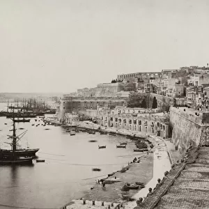 Grand Harbour at Valletta, Malta, c. 1880 s