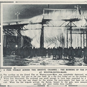 Grand Pier at Weston-Super-Mare burns down in 1930