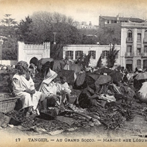 Grand Socco Vegetable Market - Tangier, Morocco