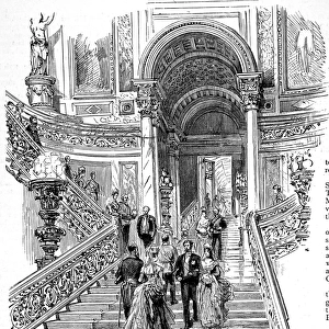 The Grand Staircase, Buckingham Palace, 1887