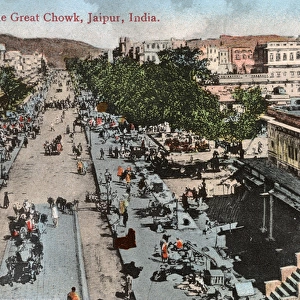 The Great Chowk, Jaipur, Rajasthan, India