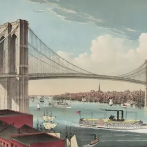 The great East River suspension bridge: connecting the citie The great East River suspension bridge: connecting the citie