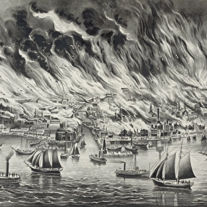 The great fire at Chicago, Octr. 8th 1871