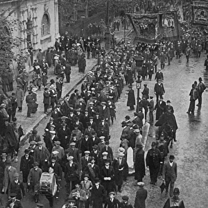 Great Food Demonstration on Embankment, London, WW1
