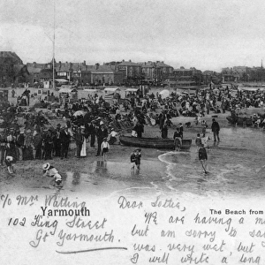 Great Yarmouth - The Beach from Britannia Pier
