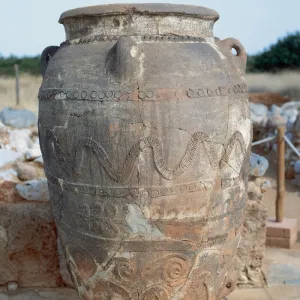 Greece. Creta. The palace of Malia. Middle Bronze Age. Detail