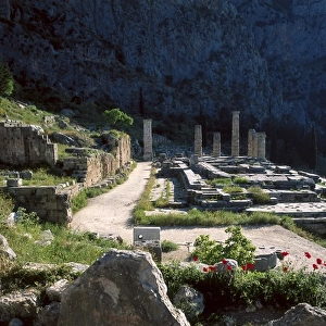 Greece. Delphi. Temple of Apollo