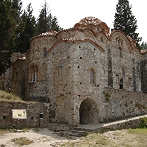 Greece. Mystras. Church of the Panayia Hodegetria, also know