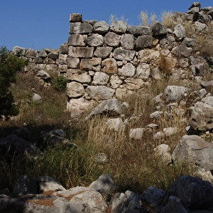 Greece. Tiryns. Cyclopean wall