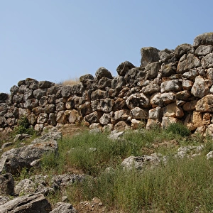 Greece. Tiryns. Cyclopean wall