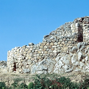Greece. Tiryns. Walls