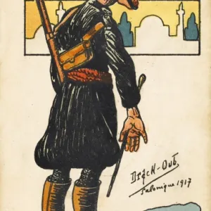 Greek Anti-Turkish Propaganda Postcard (2 of 2)