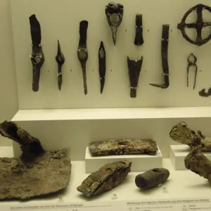 Greek Art. Greece. Iron tools. Olympia