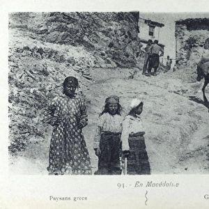 Greek peasants in Macedonia