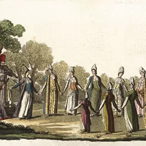 Greek women dancing in Istanbul