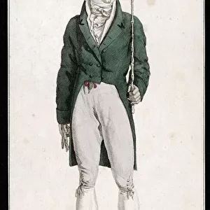 Green Coat & Cane 1807