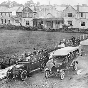 Greens Motors charabanc outing, Haverfordwest, South Wales