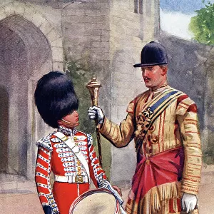 Grenadier Guards, Sergeant and Drummer in State dress