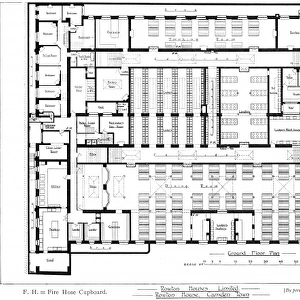 Ground Floor Plan, Rowton House, Camden, London