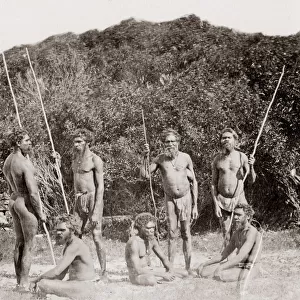 Group of Aboriginal man, NW of Australia