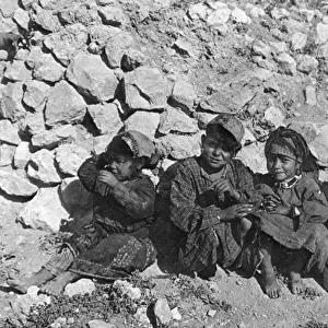 Group of Bedouin children, Jerusalem