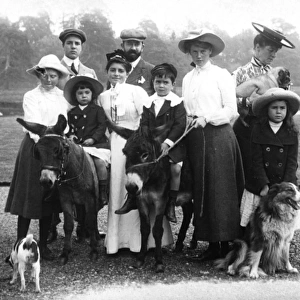 Group on the Lawn Denham Court, Denham, Buckinghamshire