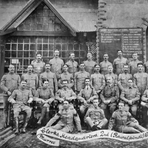 Group photo, 2nd Rawalpindi Division, India