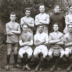 Group photo, football team, Yale 1920-21