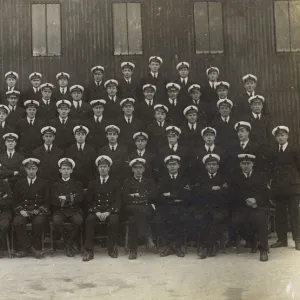 Group photo, Royal Naval Air Service officers, WW1