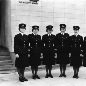 Group photo, six women police officers, London