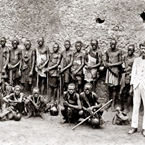 Group of Porters, Madagascar, circa 1890s