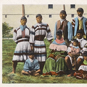 A group of Seminole Indians - Florida, USA