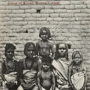 A Group of Somali Women in Aden, Yemen