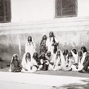 Group of women from Cashmere, Kashmir, india, 1860 s